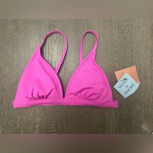 NWT NEON PINK SHADE AND SHORE BIKINI TOP - Size XS SKU:446